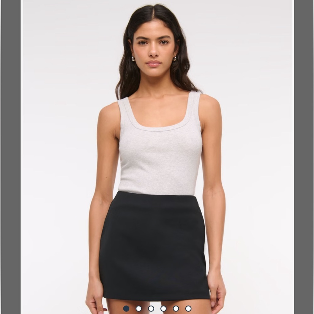 The A&F Scarlett Mini Skort, M, Black